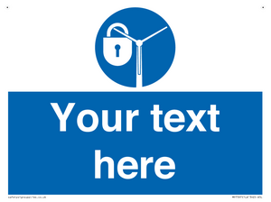 Custom mandatory lock rotor blades